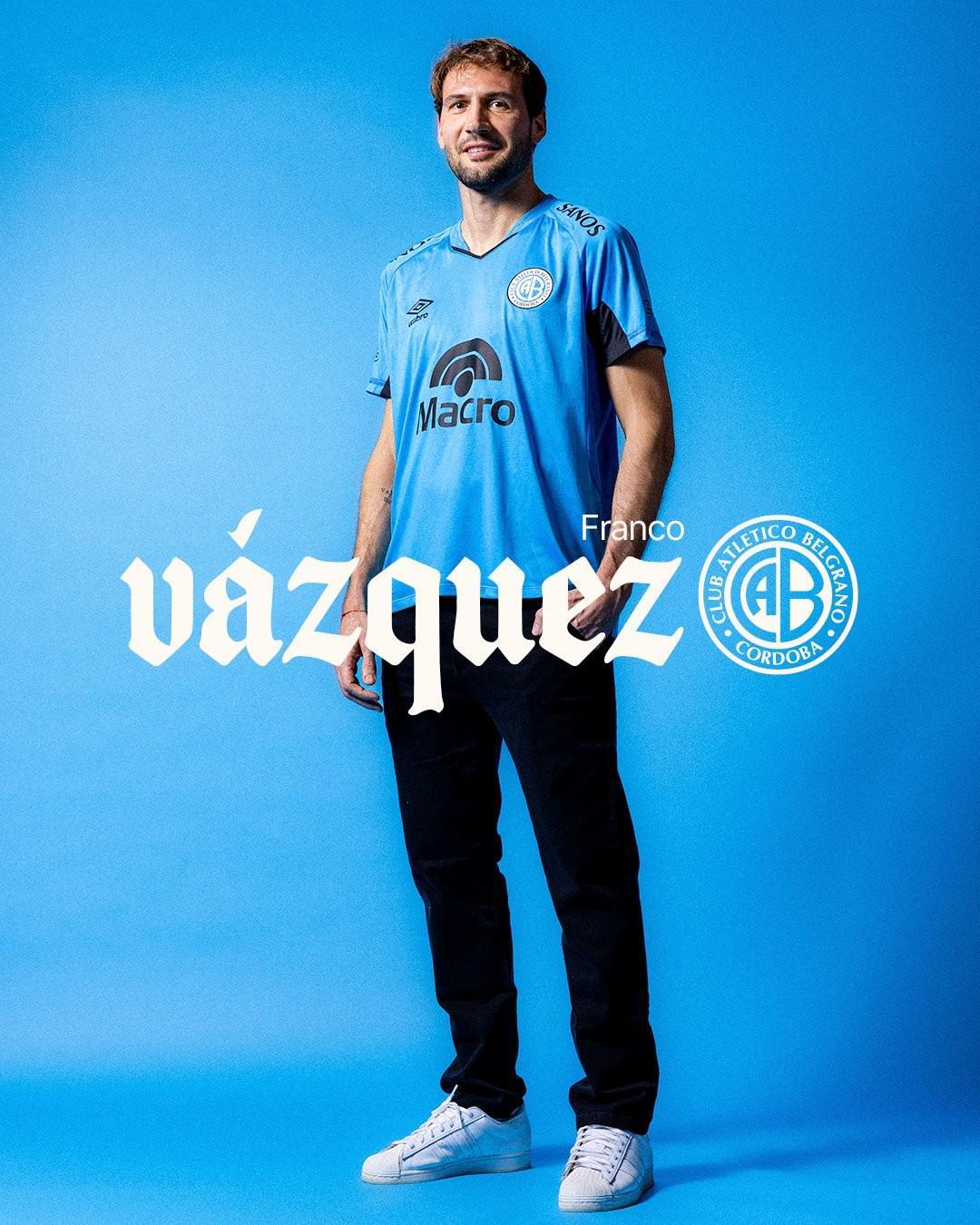 官方：前阿根廷国脚巴斯克斯离开克雷莫内塞重返贝尔格拉诺